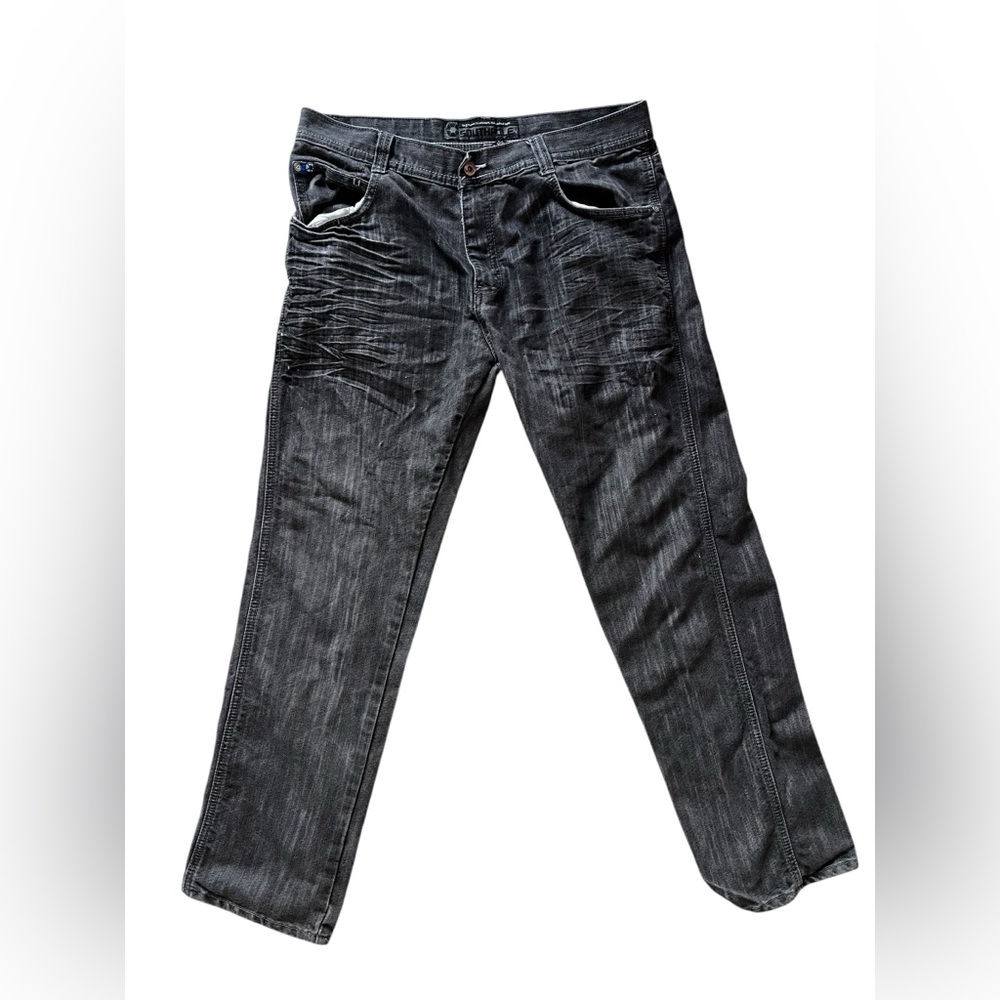 Southpole Baggy Jeans Men's 38 29" Blue Tab Gray Sk8ter Y2K Hip Hop Street Style